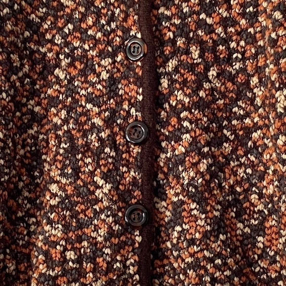 Dean & White boucle button up collared collared sweater size PXL (fits small) - Picture 13 of 13